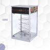 Kreppsland GIR-265G | Vitrina giratoria de 4 niveles para pizza de 40 cm
