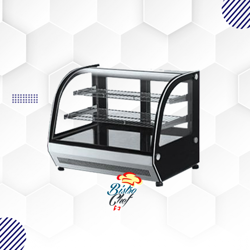 Kreppsland GN-660CT | Vitrina refrigerada cristal curvo