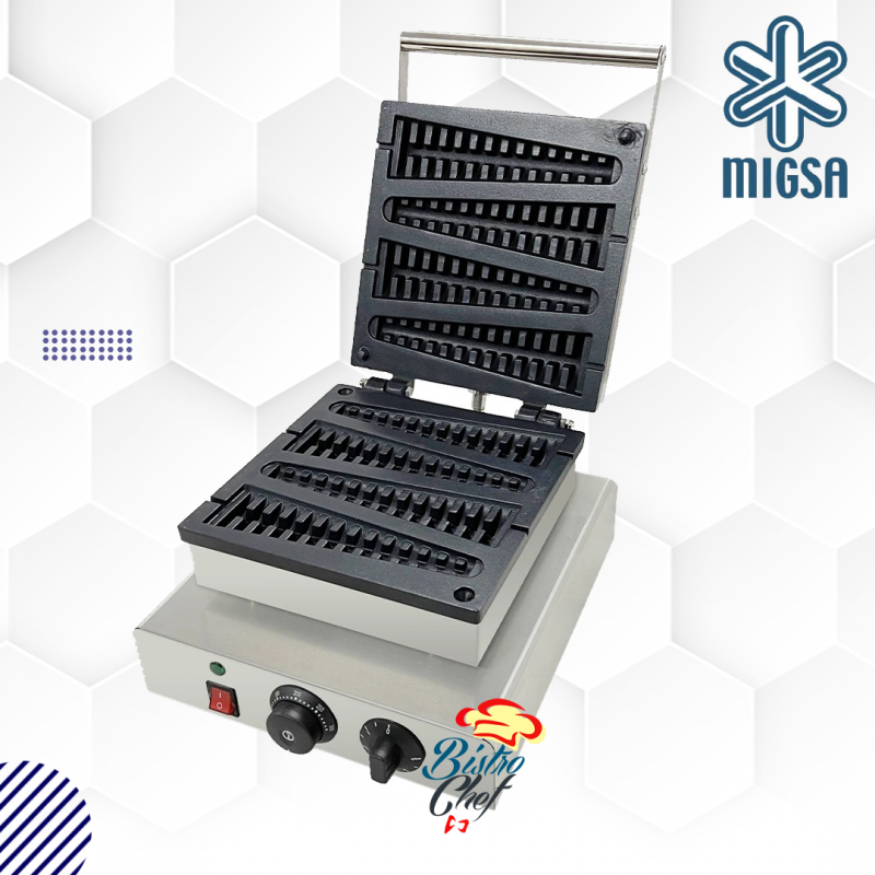 MIGSA WPP-4 |  Wafflera en forma de pino (crepaleta)