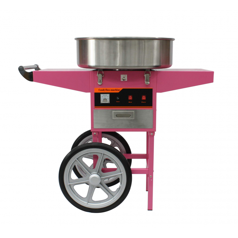 KREPPSLAND CF05 ⭐️ Maquina de algodones de azúcar con carrito