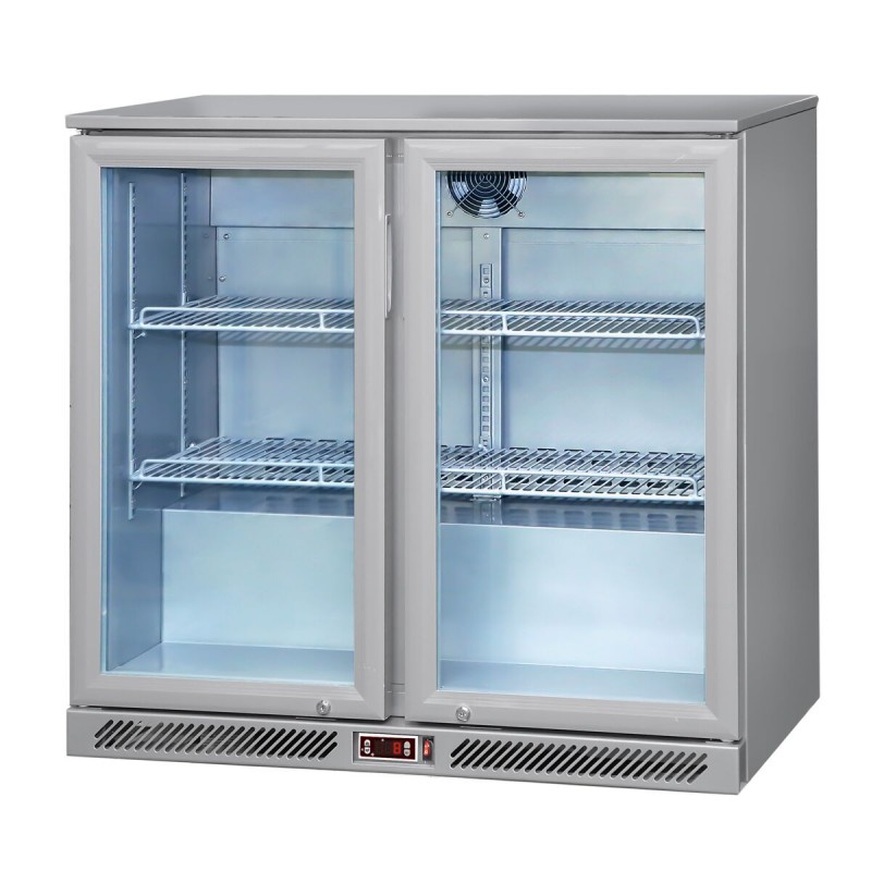 Kreppsland GN-220L | Refrigerador contra barra 2 puertas 250 lts