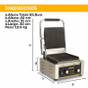 RHINO PLANPA-1800 | Plancha Panini