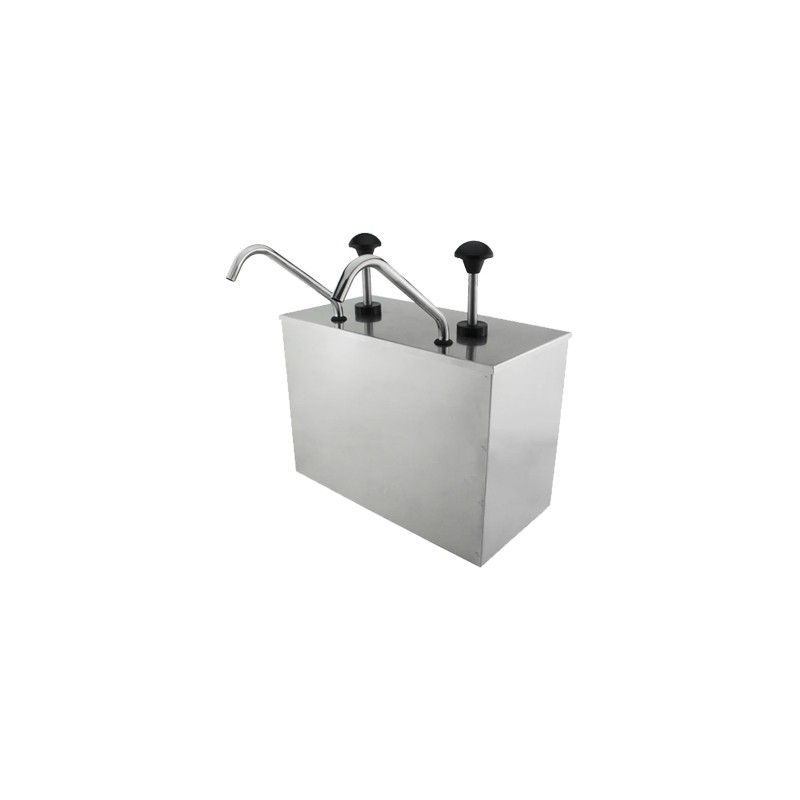 Kreppsland HSP-8L | Dispensador para catsup salsas y moztaza 4+4 lts