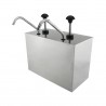 Kreppsland HSP-8L | Dispensador para catsup salsas y moztaza 4+4 lts