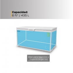 RHINO CONGECO-16 | Congelador horizontal tipo baul 16"
