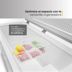 RHINO CONGECO-16 | Congelador horizontal tipo baul 16"