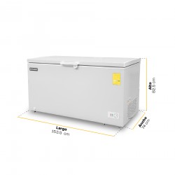 RHINO CONGECO-16 | Congelador horizontal tipo baul 16"