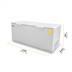 RHINO CONGECO-24X | Congelador horizontal tipo baul 24"