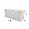 RHINO CONGECO-24 | Congelador horizontal tipo baul 24"