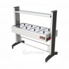 Gastromaq BTE08SL | Mesa caliente buffetera 8 insertos
