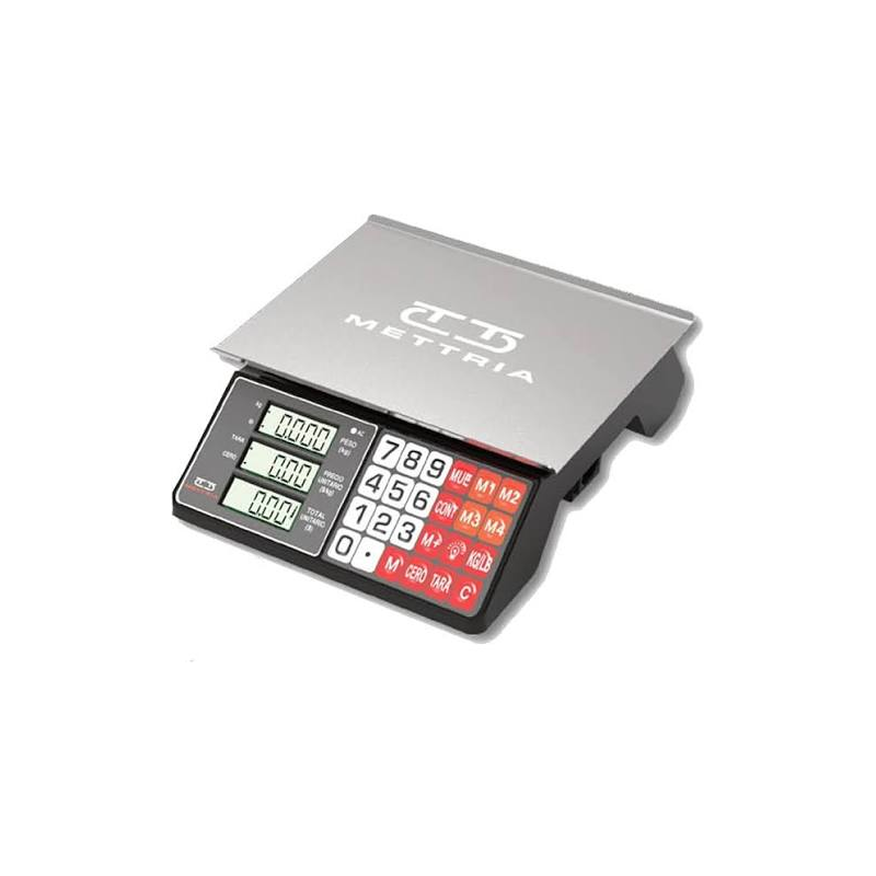 METTRIA MINIBLACK-30 | Bascula digital de mostrador 30 kg