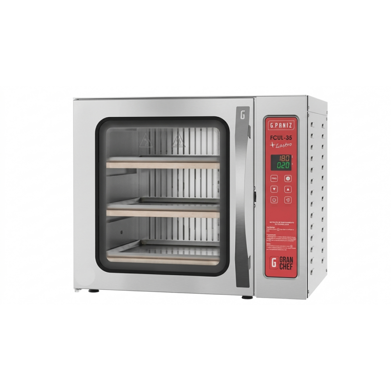 GPANIZ FCVL35 | Horno de conveccion con piedra 3 charolas GRAN CHEF a 220v
